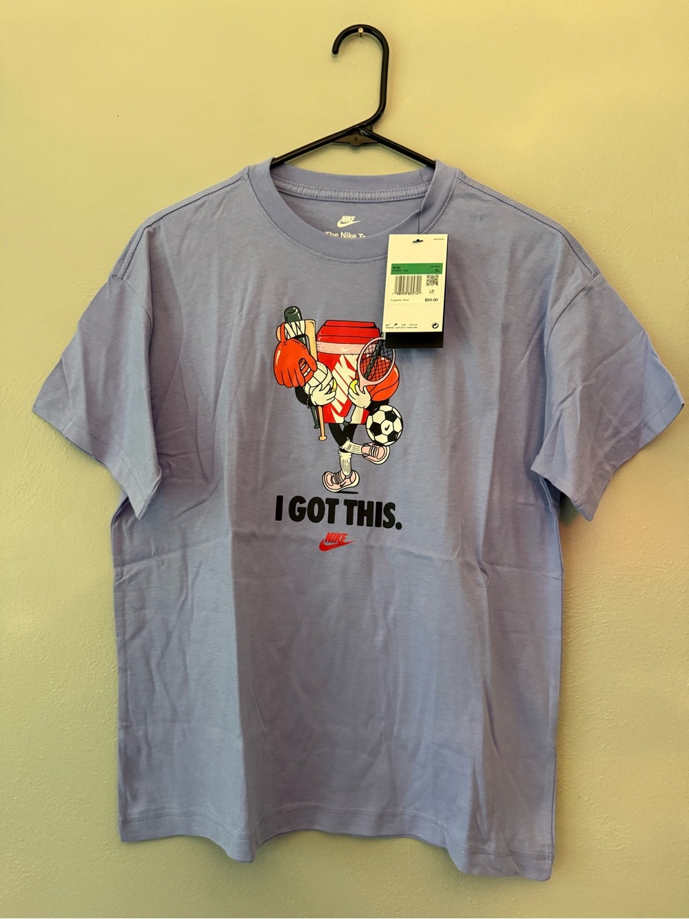Nike Light Purple 'I Got This' Graphic Short Sleeve Tee
